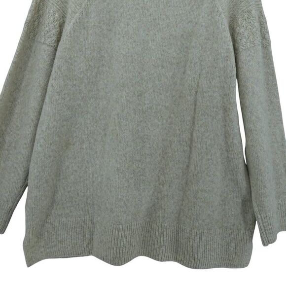 EVRI 1X Beige Knit Sweater Scoop Neck Long Sleeve - Picture 12 of 13